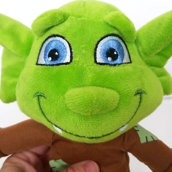 Ghoul On A Stool Green Halloween Plush Doll - Picture 4 of 7